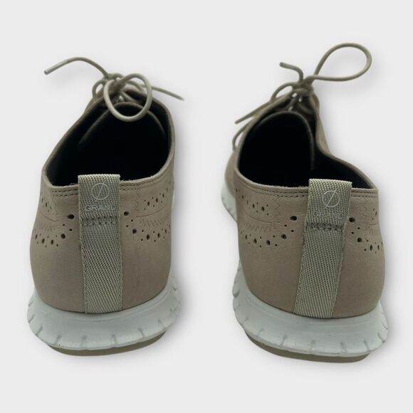 Cole Haan Women's‎ Zerogrand Wing Oxford Oat Nubuck, Size 10.5 Amazing Condition - Picture 4 of 8